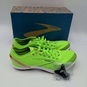 Brooks Draft XC Men's 11.5 NEW Green Geko Cross Country Spikes Lightweight Shoes